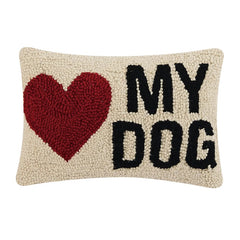 Love My Dog Hook Pillow