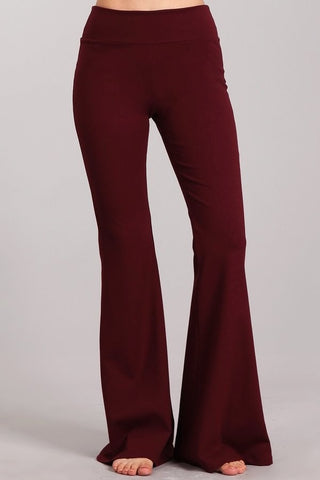 Baby Bell Knit Pants - Wine