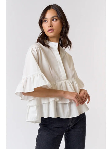 In A Ruffle Top-3 Colors