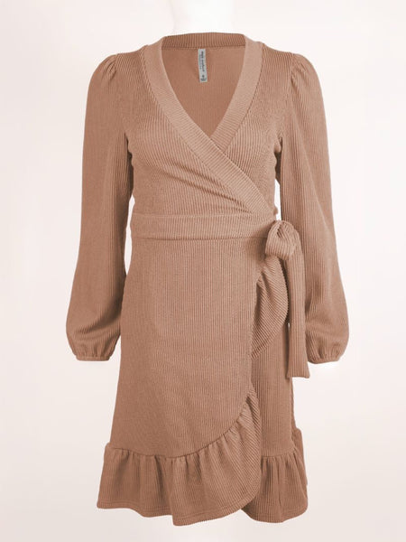Simply Southern Ribbed Wrap Dress