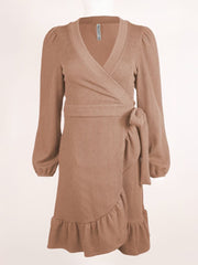 Simply Southern Ribbed Wrap Dress