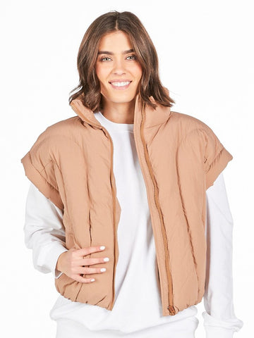 Simply Southern Lottie Vest - Umber