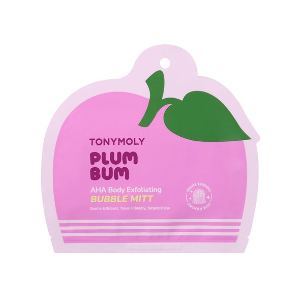 Plum Bum Aha Body Exfoliating Bubble Mitt
