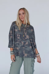 Country Girl Camo Top - Army