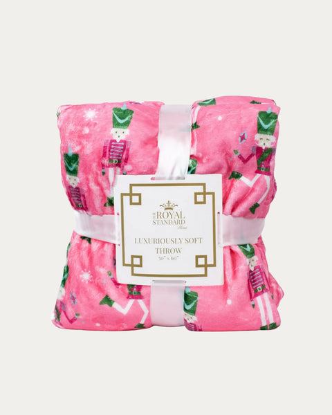 Nutcracker Cutie Throw - Pink