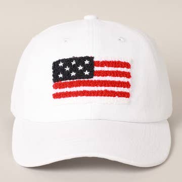 Chenille Flag Trucker Hat