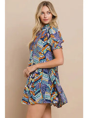 Abstract Nature Dress