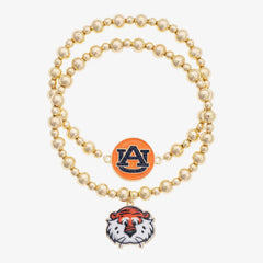 Auburn Ball Bead Bracelet Set of 2