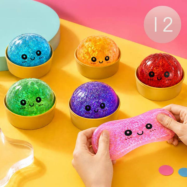Squishy Glitter Dumplings