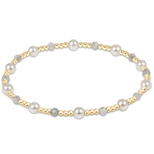 Enewton Pearl Sincerity Pattern 4mm Bead Bracelet-Multiple Colors