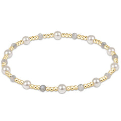 Enewton Pearl Sincerity Pattern 4mm Bead Bracelet-Multiple Colors