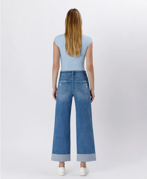 Sweeping Cuffed Jeans