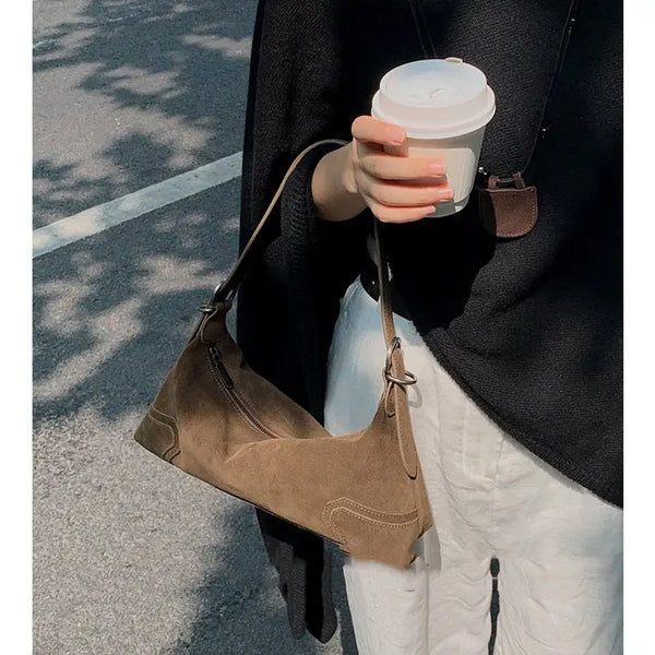 Maillard Style Velvet Armpit Bag