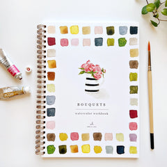 Watercolor Workbooks, Paint Sets, and Brushes