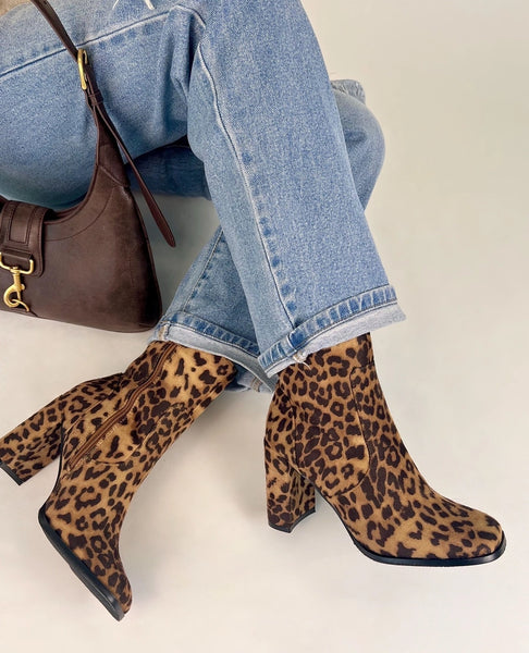 Ivy Leopard Bootie