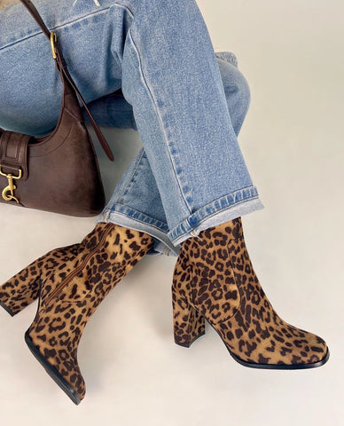 Ivy Leopard Bootie