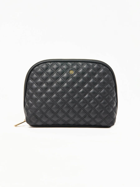 Large Quilted Essential Pouch in Black