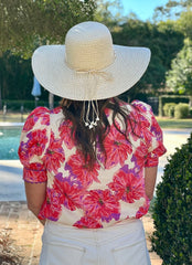 Cassie Pearl Hat Natural