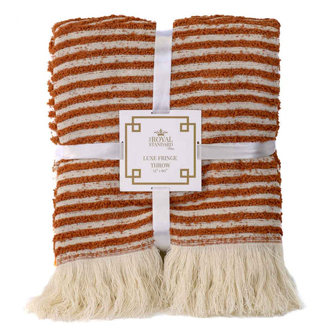 Yorkshire Luxe Fringe Throw - 2 Colors
