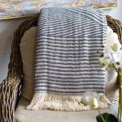 Yorkshire Luxe Fringe Throw - 2 Colors