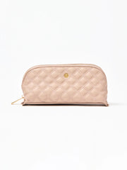 Small Quilted Essential Pouch | Black, Tan or Champagne