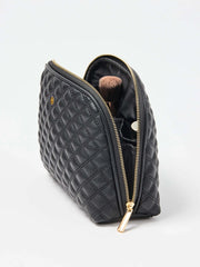 Large Quilted Essential Pouch in Black