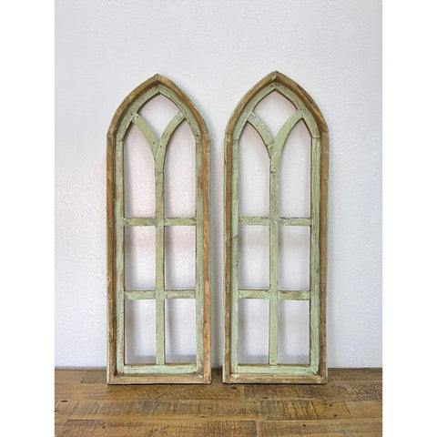 Light Green Cathedral Windows