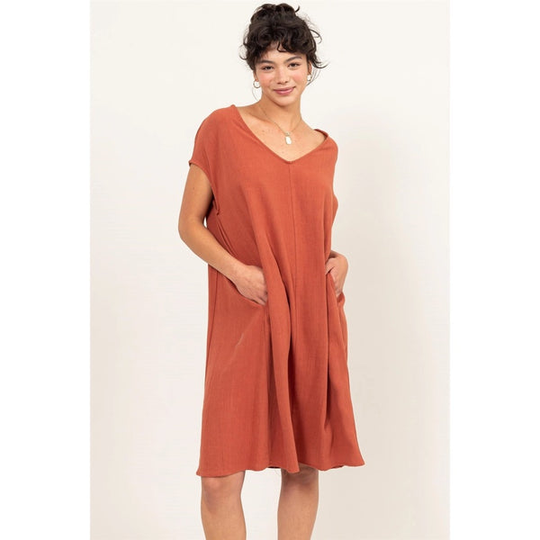Edie Linen Dress-3 Colors