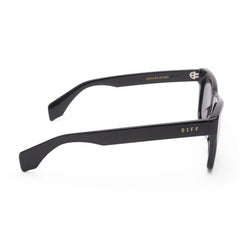 DIFF Dean Black Grey Polarized Sunglasses