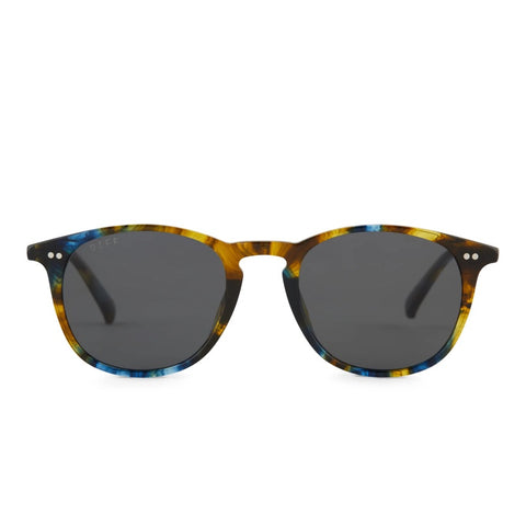 DIFF Jaxson XL Glacial Tortoise Grey Polarized Sunglasses