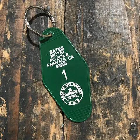 Vintage Motel Key Fobs - 6 Variations