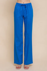 Daphne Linen Tie Waist Pants - 13 Colors