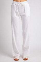 Daphne Linen Tie Waist Pants - 4 Colors
