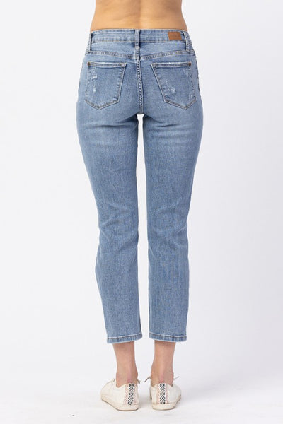Judy Blue High Waist Destroyed Boyfriend Jeans