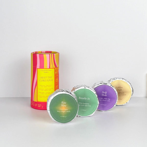 Aromatherapy Shower Steamers 4 Pack - SloGlo Discovery Set