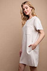 Conner Faux Suede Dress