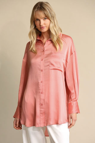 Isadora Button-down Maxi Top