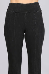 Lux Mineral Wash Stretch Pants - Black Denim