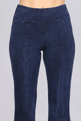 Lux Mineral Wash Stretch Pants - Dark Denim