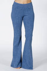 Lux Mineral Wash Stretch Pants - Washed Denim