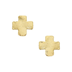 Square Cross Studs