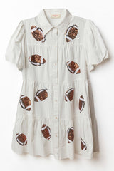 Sequin Football Dress - 3 Colors