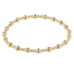 enewton Dignity Sincerity Pattern Gold Bead Bracelet-5mm