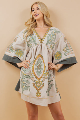 Buddy love embroidered dress top