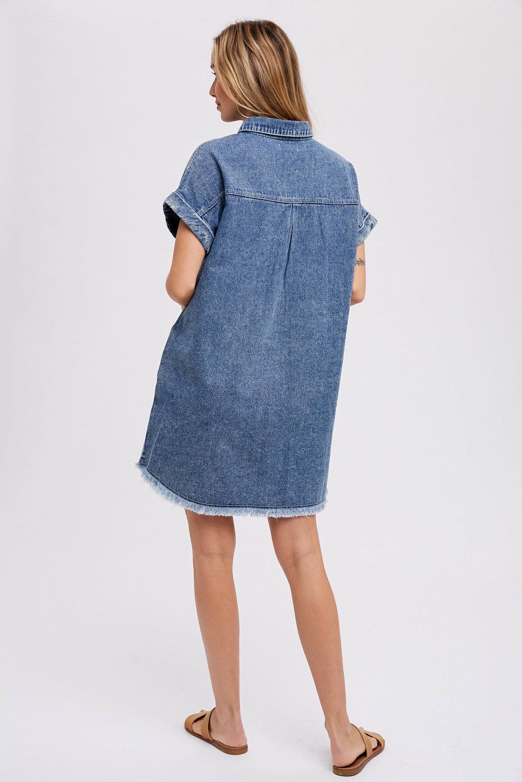 Gina Denim Shirt Dress Denim / Small Gina Denim Shirt Dress Denim / Small
