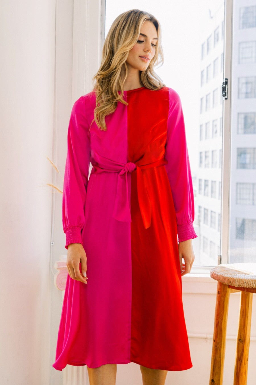 color me red dress FLOW WITH ME MULTI-COLOR MINI DRESS Elonda Styles