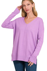 Ella Front Seam Sweater - 4 Colors