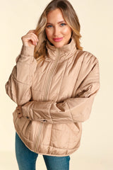 Latte Puffer Jacket