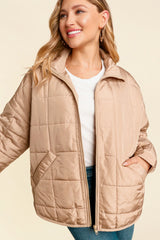 Latte Puffer Jacket
