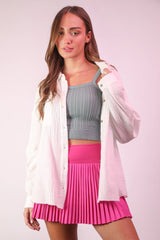 Just Golden Pleated Skirt - 4 Colors